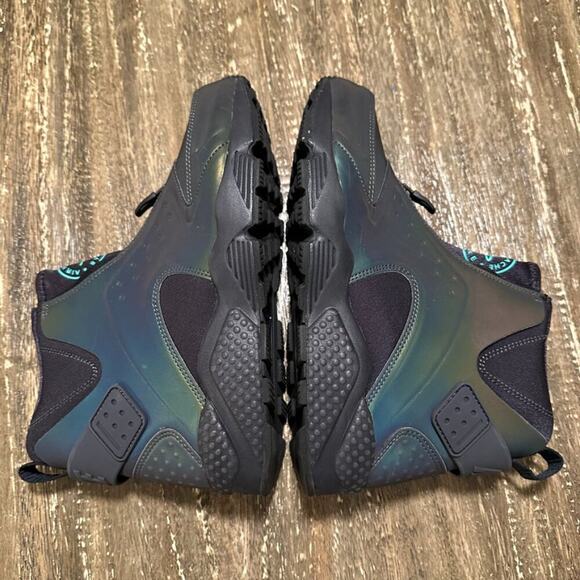 Women's Nike Huarache Run Mid Premium 'Iridescent' Sneakers, Size 8 - Picture 7 of 13